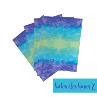 Watercolor Vinyl Waves 2