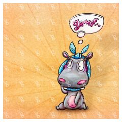 DL Hippo with kerrchief