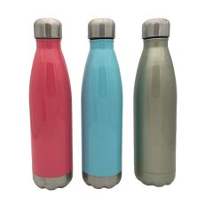 500 ml farbige Vakuumflasche in Bowlingform