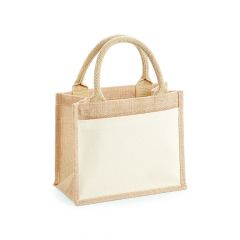 Jute BW Giftbag