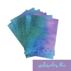 Watercolor-Vinyl-A4-watercolor blue