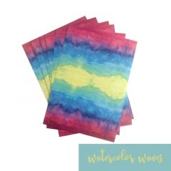 Vinyl Watercolor Waves 4