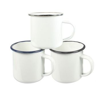 Emaille Tasse sublimierbar
