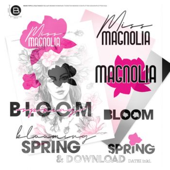 DL Schriftzug Miss Magnolia / TB