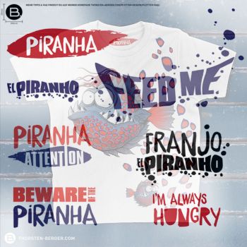 DL Schriftzug Piranha / TB