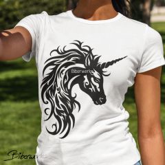 DL Tribal Unicorn 2 / BW