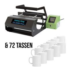 Galaxy Mugpress GS205B black & 72er Tassen