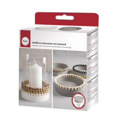 Silikon Gießform Untersetzer m. Lochrand