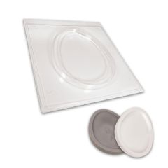 Gießform Ei-Dekoplatte