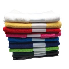 Frottee-Duschtuch mit bedruckbarer Borde alle Farben
