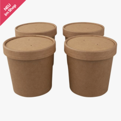 Pappbecher, 300 ml, 4er-Set