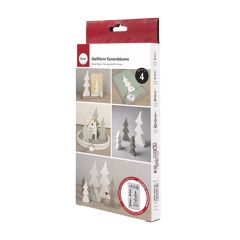 Silikon Gießform Tannenbäume