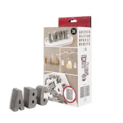 Gießform Silikon Alphabet