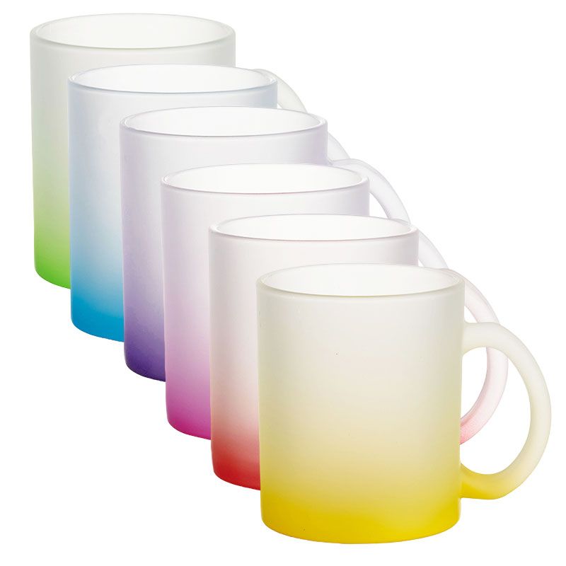 Glastasse farbig