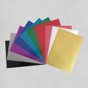 Glitzerfolie Glatt