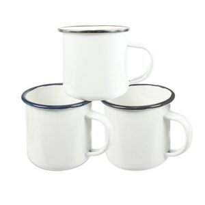 Emaille Tasse sublimierbar