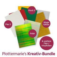 Textildruck- & Vinylfolien Set – Plottermarie's Kreativ-Bundle