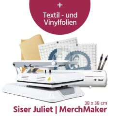 Pro Bundle - Siser Juliet Plotter + Merchmaker 38x38cm Transferpresse