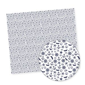 DTF Meerzeit (Maritime Symbole Blau)