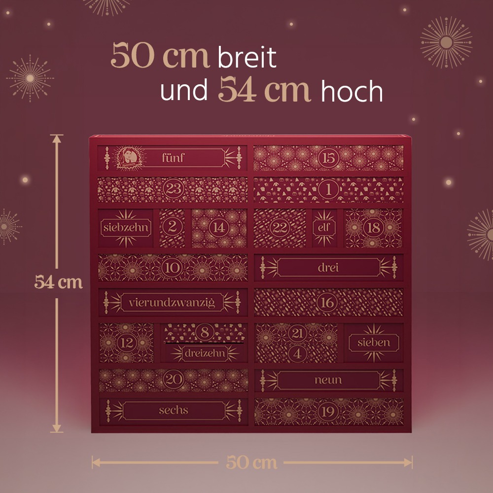 Adventskalender Abmessungen