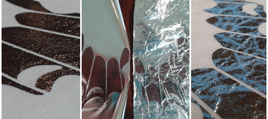 Vintage-Effekt mit Veredelungsfolie